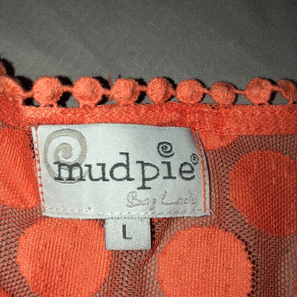 Orange Polka Dot Coverup - Picture 4 of 4